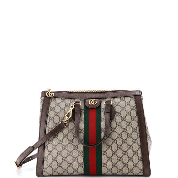 Gucci Handbags - Gucci Ophidia Top Handle Tote Gg Coated #250972G15B